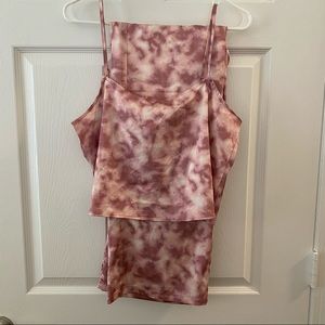 Super soft, silk two piece pajama set